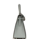 Hermes Kelly Sellier 25 Bleu Glacier Epsom Palladium Hardware - Thumbnail View 3