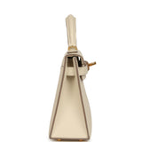 Hermes Kelly Sellier 20 Craie Epsom Gold Hardware - Thumbnail View 3