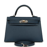 Hermes Kelly Sellier 20 Bleu de Prusse Epsom Electrum Hardware - Thumbnail View 1