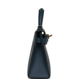 Hermes Kelly Sellier 20 Bleu de Prusse Epsom Electrum Hardware - Thumbnail View 3