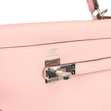 Hermes Kelly Retourne 25 Rose Sakura Swift Palladium Hardware - Thumbnail View 7