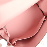 Hermes Kelly Retourne 25 Rose Sakura Swift Palladium Hardware - Thumbnail View 8