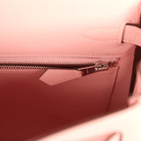 Hermes Kelly Retourne 25 Rose Sakura Swift Palladium Hardware - Thumbnail View 9