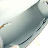 Hermes Kelly Sellier 25 Bleu Brume Epsom Gold Hardware - Thumbnail View 8