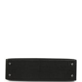 Hermes "Clou De Coeur" Kelly Sellier 20 Black Chevre Chamkila Palladium Hardware - Thumbnail View 6