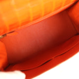 Vintage Hermes Kelly Sellier 28 Orange Shiny Porous Crocodile Gold Hardware - Thumbnail View 8