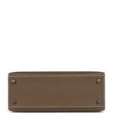 Hermes Kelly Sellier 25 Etoupe Madame Palladium Hardware - Thumbnail View 6