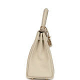 Hermes Kelly Retourne 25 Craie Togo Permabrass Hardware - Thumbnail View 3