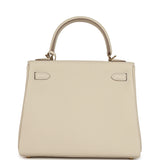Hermes Kelly Retourne 25 Craie Togo Permabrass Hardware - Thumbnail View 4