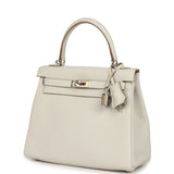 Hermes Kelly Retourne 25 Gris Pale Togo Palladium Hardware - Thumbnail View 5