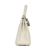 Hermes Kelly Retourne 25 Gris Pale Togo Palladium Hardware - Thumbnail View 3