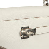 Hermes Kelly Retourne 25 Gris Pale Togo Palladium Hardware - Thumbnail View 7
