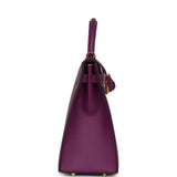 Hermes Kelly Sellier 32 Anemone Epsom Gold Hardware - Thumbnail View 3