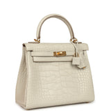 Hermes Kelly Retourne 25 Beton Matte Alligator Gold Hardware - Thumbnail View 2
