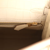 Hermes Kelly Retourne 25 Beton Matte Alligator Gold Hardware - Thumbnail View 9