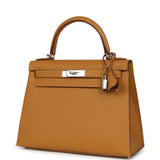 Hermes Kelly Sellier 28 Sesame Epsom Palladium Hardware - Thumbnail View 5