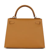 Hermes Kelly Sellier 28 Sesame Epsom Palladium Hardware - Thumbnail View 4