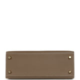 Pre-owned Hermes Kelly Sellier 25 Etoupe Epsom Gold Hardware - Thumbnail View 6