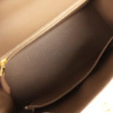Pre-owned Hermes Kelly Sellier 25 Etoupe Epsom Gold Hardware - Thumbnail View 8