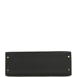 Pre-owned Hermes Kelly Sellier 32 Black Epsom Gold Hardware - Thumbnail View 6
