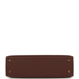 Hermes Kelly Sellier 20 Tri-color Terre, Ebene, Craie Epsom Gold Hardware - Thumbnail View 6