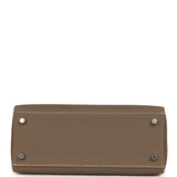 Hermes Kelly Retourne 25 Etoupe Togo Palladium Hardware - Thumbnail View 6