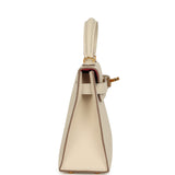 Hermes Special Order (HSS) Kelly Sellier 20 Craie Verso Epsom Gold Hardware - Thumbnail View 3
