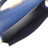 Hermes Kelly Sellier 20 Bleu Saphir Box Gold Hardware - Thumbnail View 8