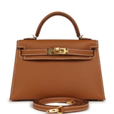 Hermes Kelly Sellier 20 Gold Epsom Gold Hardware - Thumbnail View 1