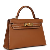Hermes Kelly Sellier 20 Gold Epsom Gold Hardware - Thumbnail View 2