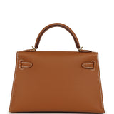 Hermes Kelly Sellier 20 Gold Epsom Gold Hardware - Thumbnail View 4