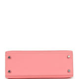Hermes Kelly Sellier 25 Rose Confetti Epsom Palladium Hardware - Thumbnail View 6