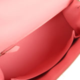 Hermes Kelly Sellier 25 Rose Confetti Epsom Palladium Hardware - Thumbnail View 8