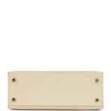 Hermes Kelly Sellier 25 Craie Epsom Gold Hardware - Thumbnail View 6