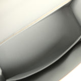 Hermes Special Order (HSS) Kelly Sellier 25 Bleu Glacier and Bleu Saphir Epsom Gold Hardware - Thumbnail View 7