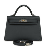 Hermes Kelly Sellier 20 Gris Misty Epsom Electrum Hardware - Thumbnail View 1