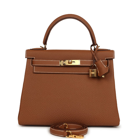 Hermes Kelly Retourne 28 Gold Togo Gold Hardware