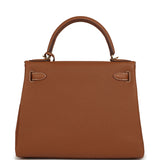 Hermes Kelly Retourne 28 Gold Togo Gold Hardware - Thumbnail View 4