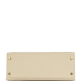 Hermes Kelly Sellier 28 Craie Epsom Gold Hardware - Thumbnail View 6