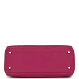 Pre-owned Hermes Kelly Retourne 28 Rose Poupre Togo Palladium Hardware - Thumbnail View 6