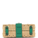 Hermes Mini Picnic Kelly 20 Vert Vertigo Swift Palladium Hardware - Thumbnail View 6