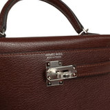 Hermes "Clou De Coeur" Kelly Sellier 20 Terre Chevre Chamkila Palladium Hardware - Thumbnail View 9