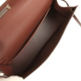 Hermes "Clou De Coeur" Kelly Sellier 20 Terre Chevre Chamkila Palladium Hardware - Thumbnail View 10