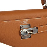 Pre-owned Hermes Kelly Sellier 28 Gold Epsom Palladium Hardware - Thumbnail View 7