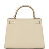 Hermes Kelly Sellier 28 Craie Epsom Gold Hardware - Thumbnail View 4