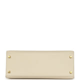 Hermes Kelly Sellier 28 Craie Epsom Gold Hardware - Thumbnail View 6