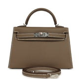 Hermes Kelly Sellier 20 Etoupe Epsom Palladium Hardware - Thumbnail View 1
