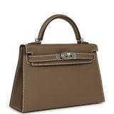 Hermes Kelly Sellier 20 Etoupe Epsom Palladium Hardware - Thumbnail View 2