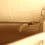 Hermes Kelly Retourne 25 Vanille Matte Alligator Gold Hardware - Thumbnail View 9