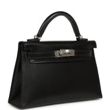 Hermes Kelly Sellier 20 Black Box Palladium Hardware - Thumbnail View 2